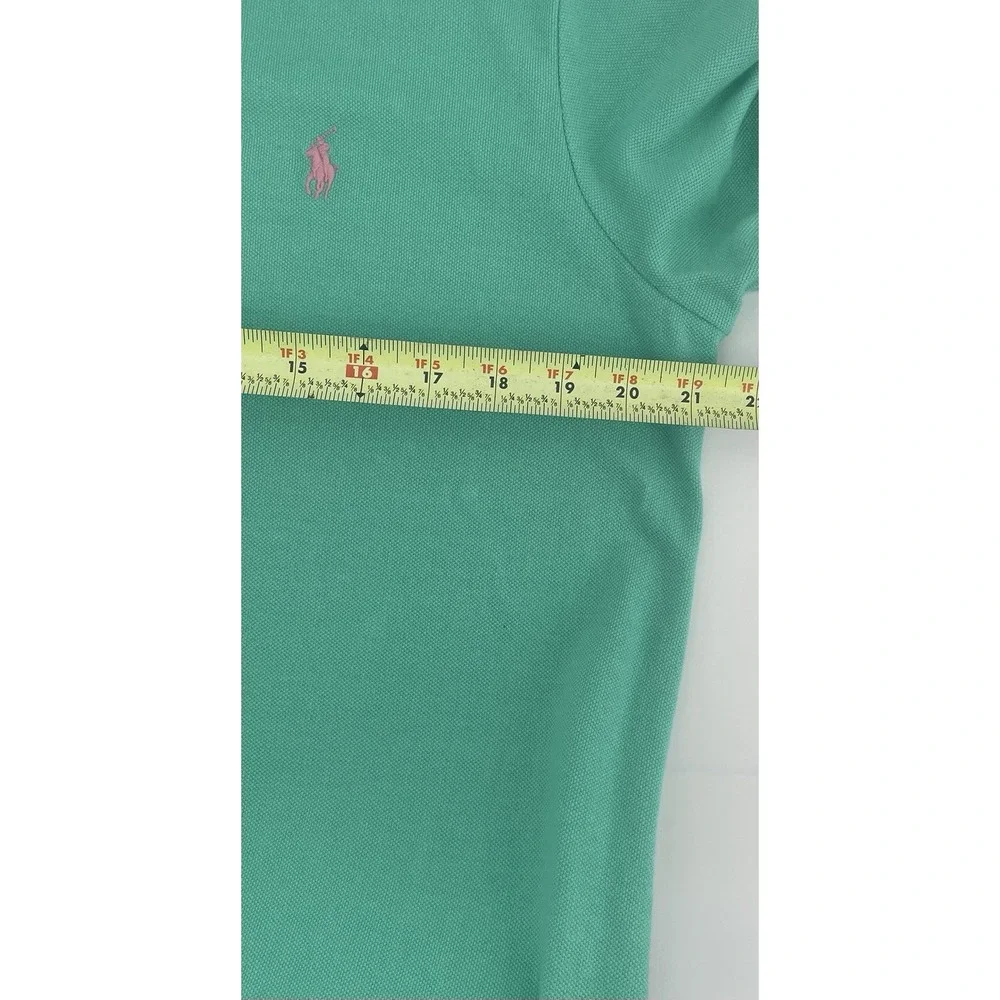 Polo Ralph Lauren Polo Shirt Men Medium Green Classic Fit Golf Old Money Coastal